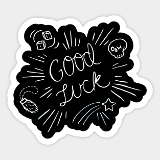 Good Luck Sticker